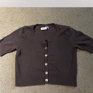 Croft & Barrow Brown Women's Cardigan